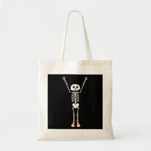 Tote Bag Cool Skeleton Halloween Design