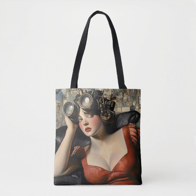 Tote Bag Cool Steampunk Fourre-tout (Devant)