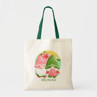 Tote Bag cool Summer gnomes ajouter nom filles