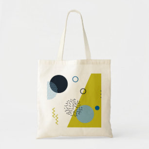 Tote Bag Cool, tendance, moderne, vert Memphis
