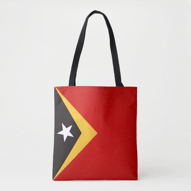 Tote Bag Cool Timor Oriental Drapeau mode (Devant)