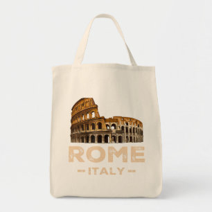 Tote Bag Cool Vintage Roma Italia Colisée Souvenirs Rome