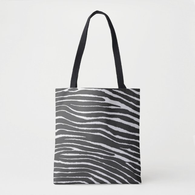Tote Bag Cool Zebra Print (Devant)