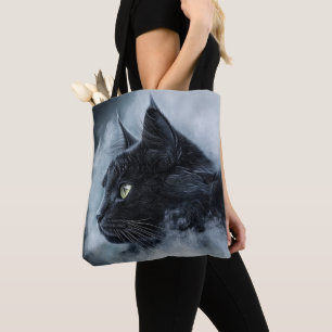 Tote Bag Coon du Maine dans le brouillard