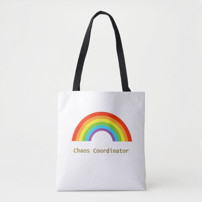 Tote Bag Coordonnateur de Chaos Arc-en-Ciel (Devant)