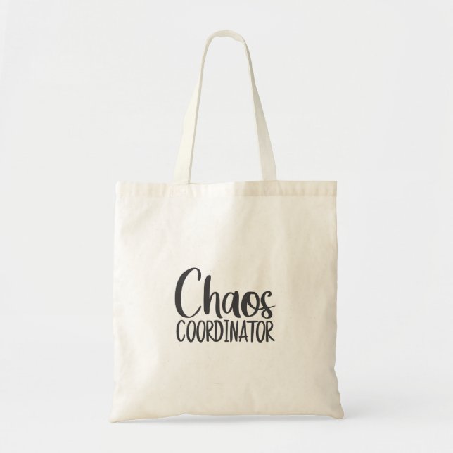 Tote Bag coordonnateur du chaos (Devant)