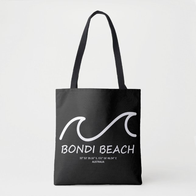 Tote Bag Coordonnées Bondi Beach (Devant)