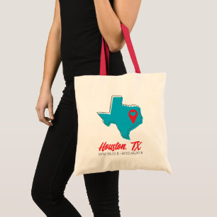 Tote Bag Coordonnées de la ville du marqueur de carte cardi