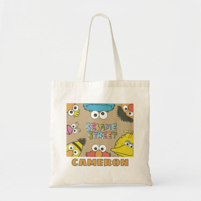Tote Bag Copains vintage de Sesame Street (Devant)