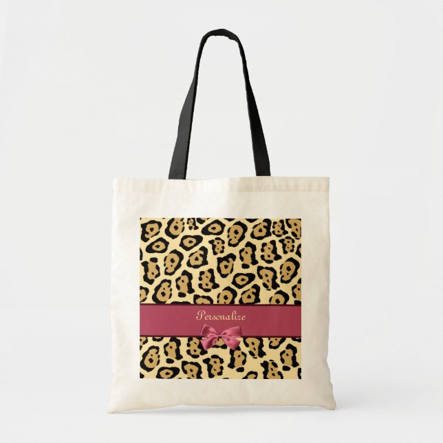 Tote Bag Copie à la mode de Jaguar avec l'arc et le nom (Devant)