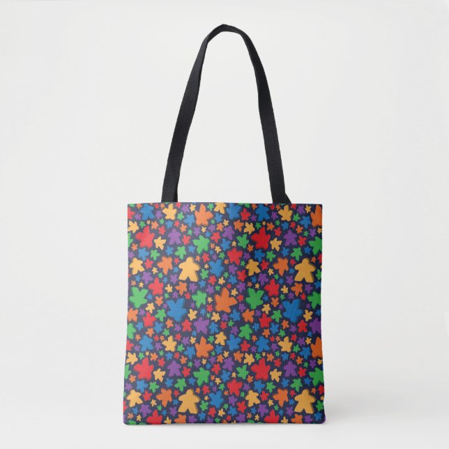Tote Bag Copie folle Fourre-tout de Meeple (Devant)