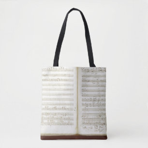 Tote Bag Copie manuscrite 'du Flute magique