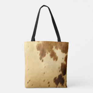 Tote Bag Copie occidentale de fourrure de peau de vache de