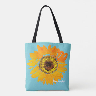 Tote Bag Copie personnalisée Fourre-tout de tournesol