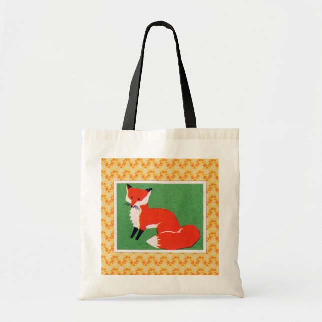 Tote Bag Copie vintage de Fox rouge (Devant)