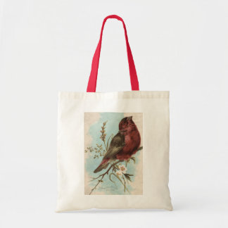 Tote Bag Copie vintage d'oiseau