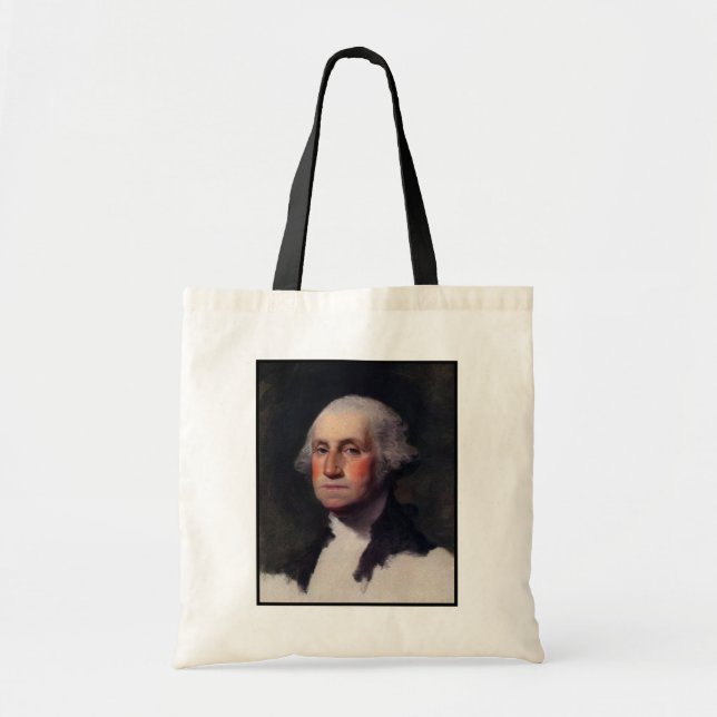 Tote Bag Copier Anthaeneum George Washington, Gilbert Stuar (Devant)