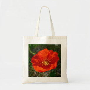 Tote Bag Coquelicot Rouge d'Alaska Fleur Colorée