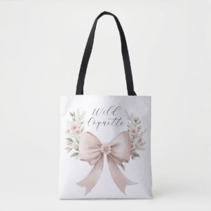 Tote Bag Coquette Bow