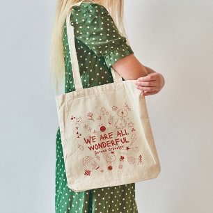 Tote Bag Coquette personnalisée rouge tout simplement merve