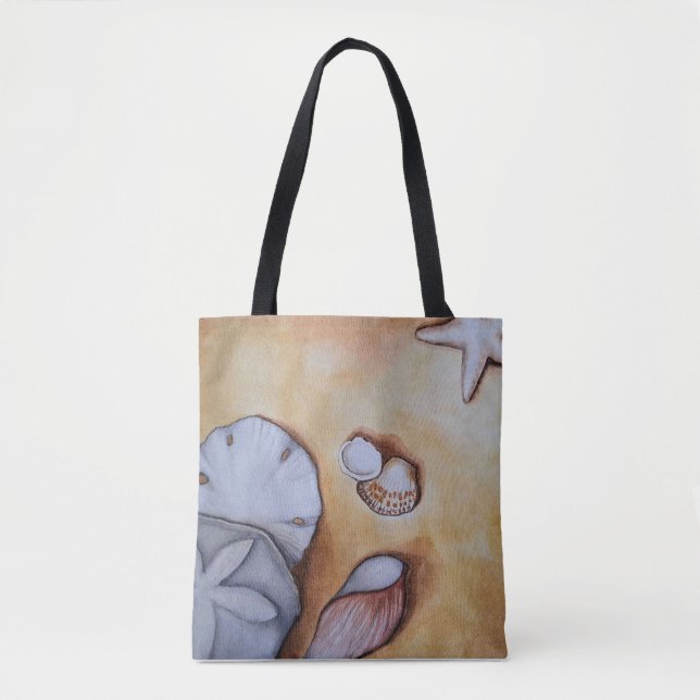 Tote Bag Coquillages de Sable  (Devant)