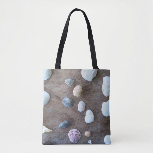 Tote Bag Coquillages sur fourre-tout imprimé (Devant)