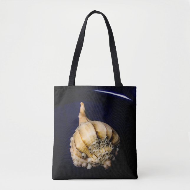 Tote Bag Coquille d'escargots de mer avec Barnacles (Devant)