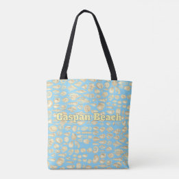 Tote Bag Coquille - Mer des coquillages - Bleu