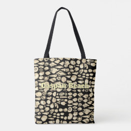 Tote Bag Coquille - Mer des Coquillages -Noir