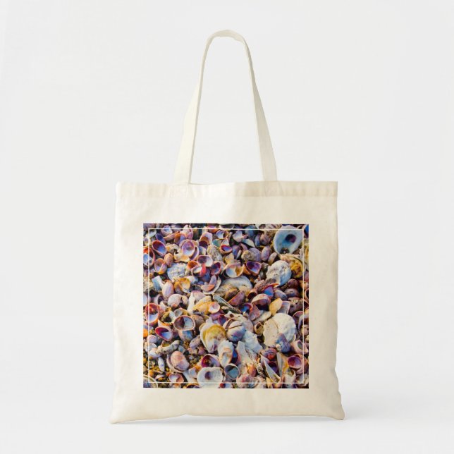 Tote Bag Coquilles de mer par le bord de mer (Devant)
