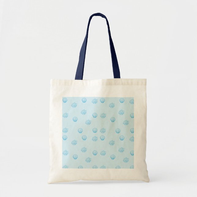 Tote Bag Coquilles Saint-Jacques Contour Minimalisme (Devant)