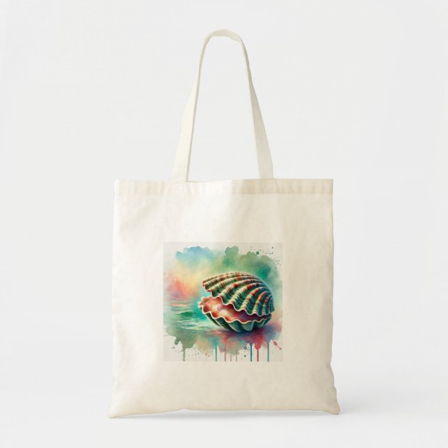 Tote Bag Coquina clam 050824AREF148 - Watercolor (Devant)