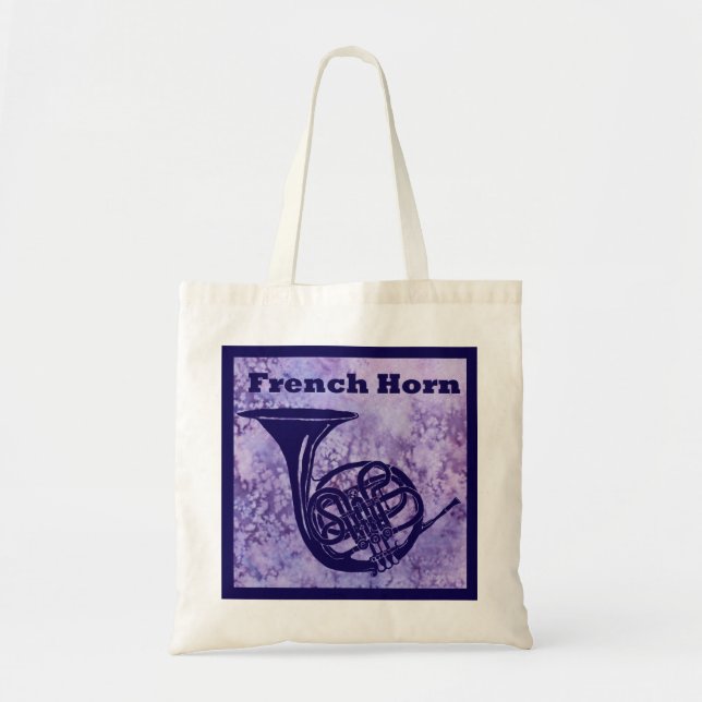 Tote Bag Cor de harmonie sur le pourpre (Devant)