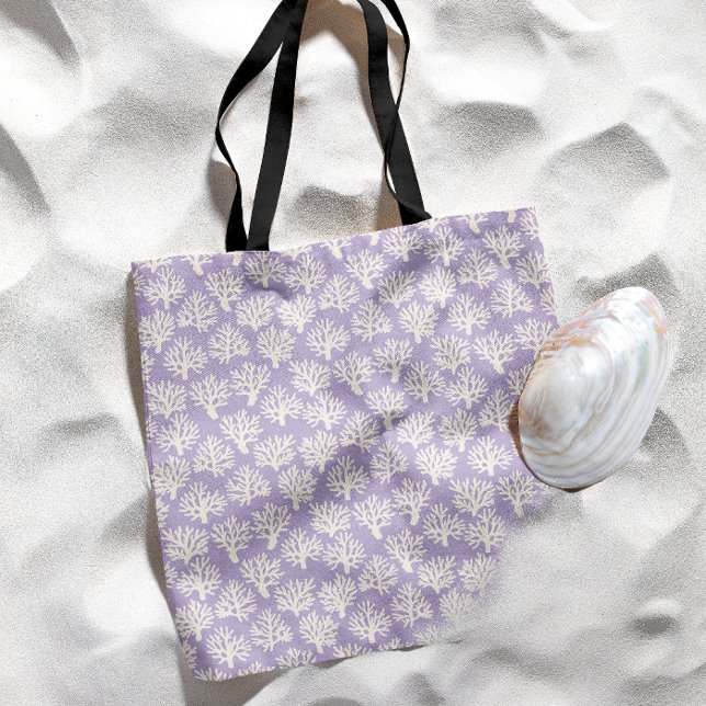 Tote Bag Coral Carry Pastel Violet (Créateur téléchargé)