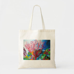 Tote Bag Coral Reef Grande barrière récif art océanique