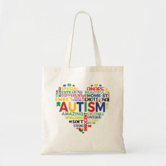 Tote Bag corazon autismo