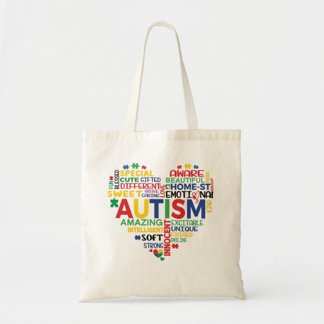 Tote Bag  corazon autismo (Devant)