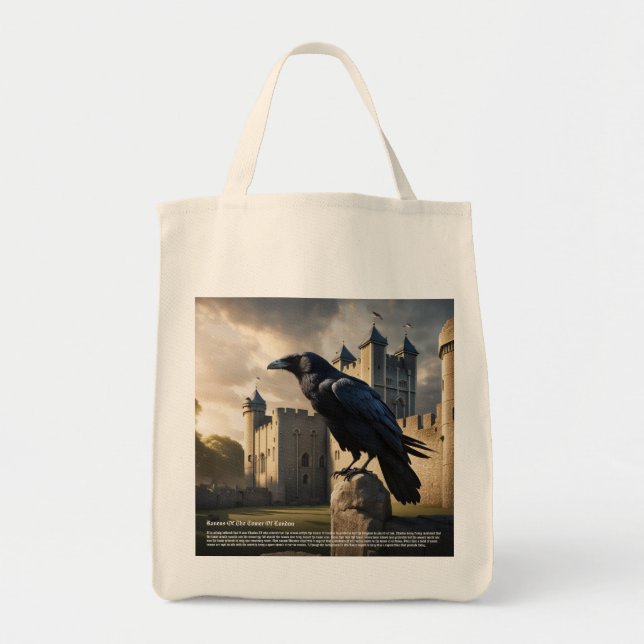 Tote Bag Corbeau (Devant)