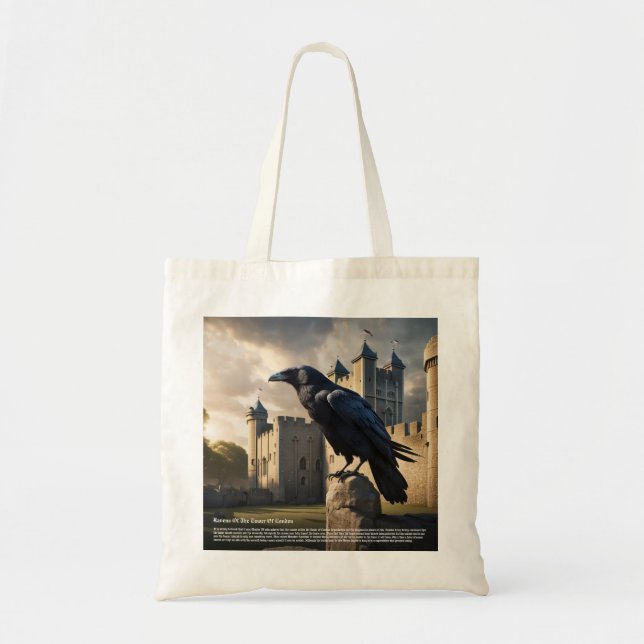 Tote Bag Corbeau (Devant)
