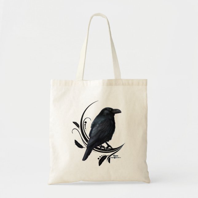 Tote Bag Corbeau (Devant)