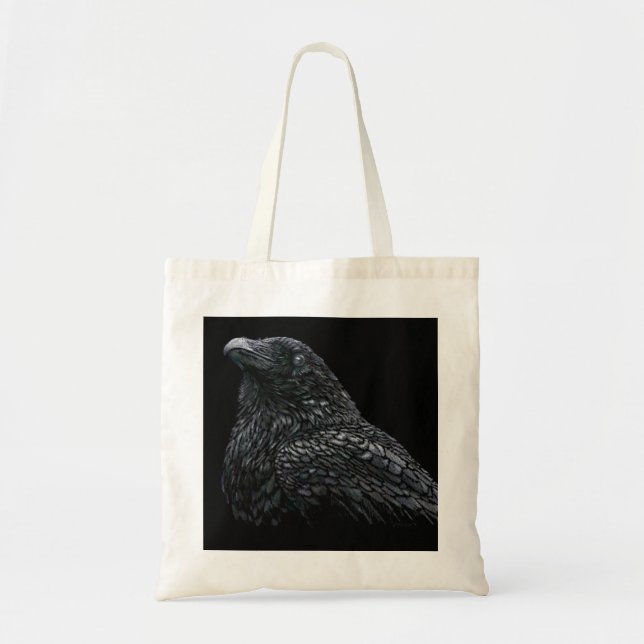 Tote Bag Corbeau (Devant)