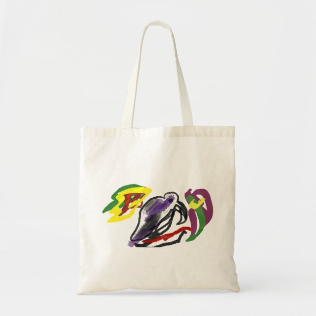 Tote Bag Corbeau Automne  (Devant)