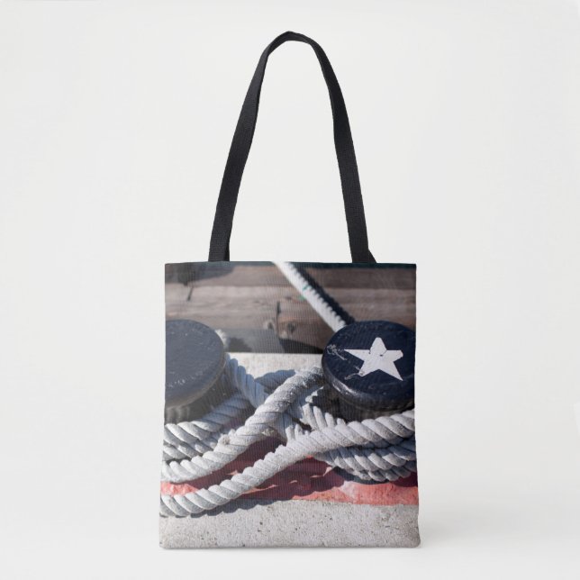 Tote Bag Corde attachée à deux bornes (Devant)