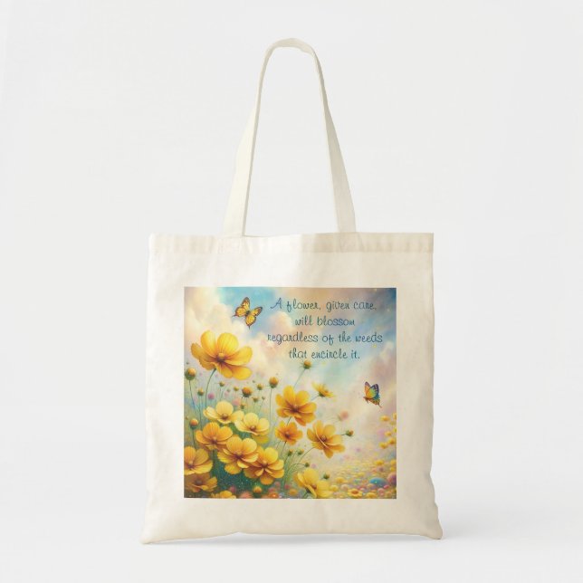Tote Bag Coreopsis & Citation (Devant)