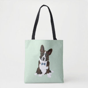 Tote Bag Corgi frais de Gallois de cardigan de hippie pour