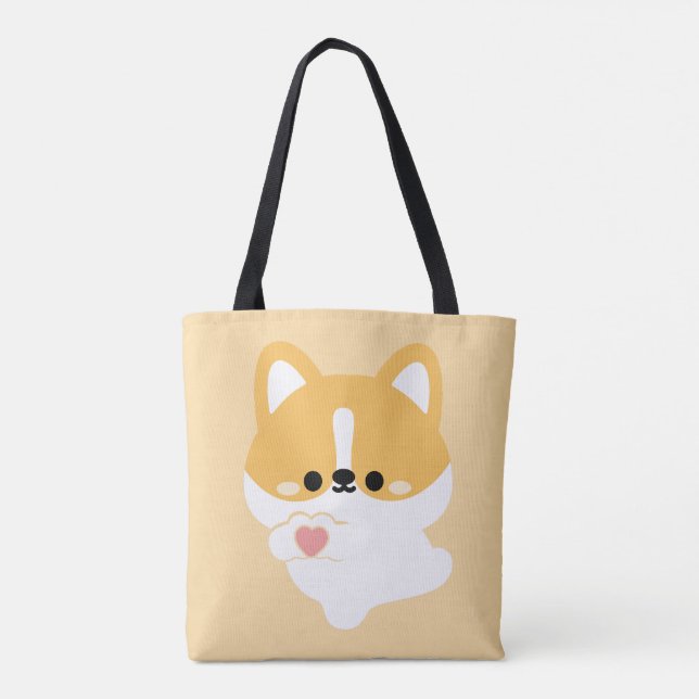 Tote Bag Corgi mignon (Dos)