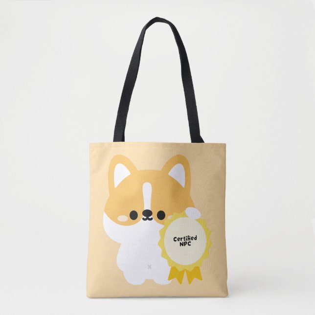 Tote Bag Corgi PNJ certifié (Devant)