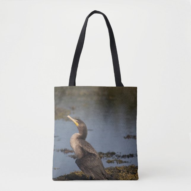 Tote Bag Cormoran à double crête (Devant)