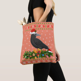 Tote Bag Corneille corneille Oiseau Amant Noël Chapeau de S