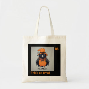 Tote Bag Corneille d'Halloween mignonne sous déguisement